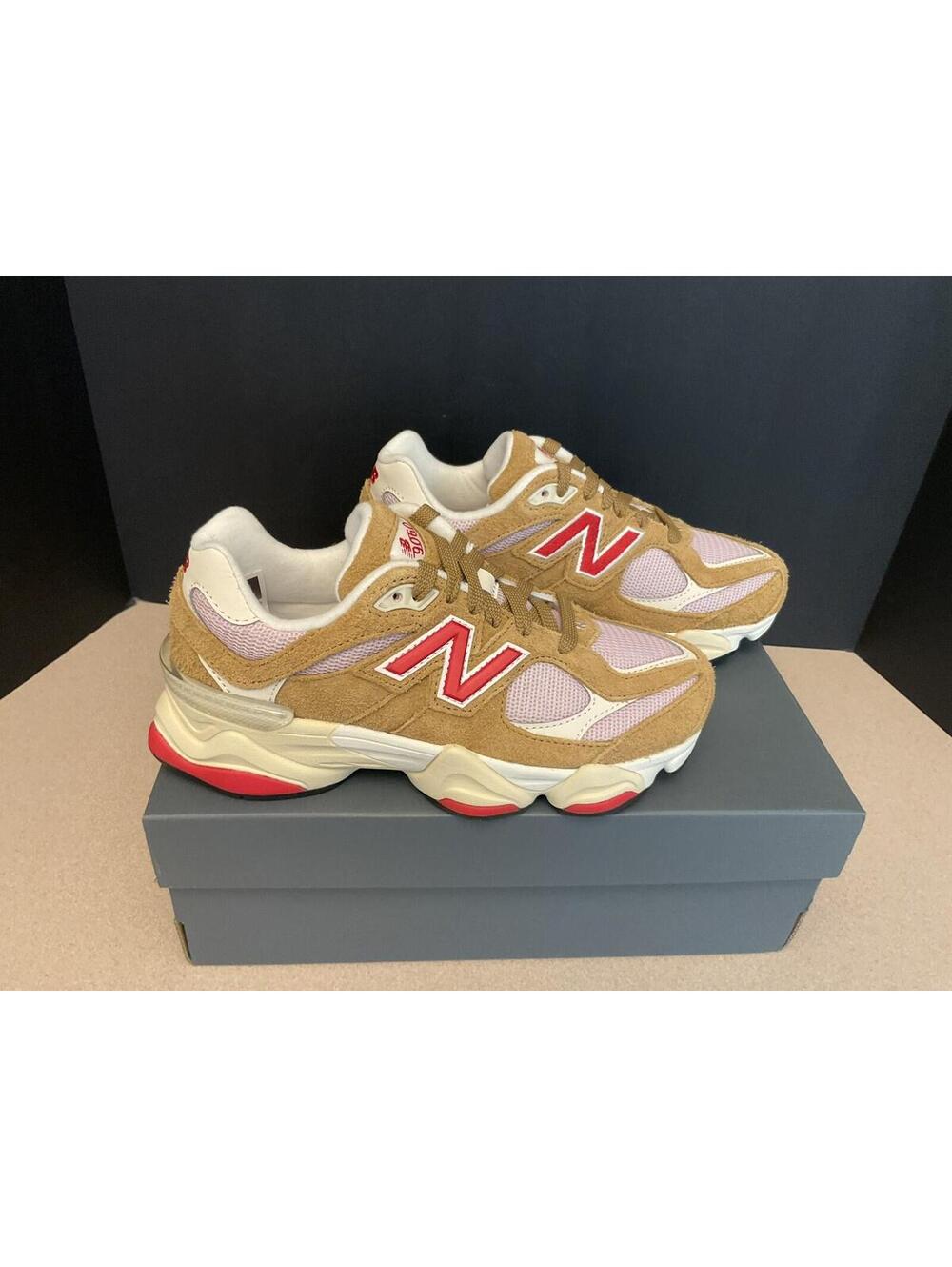 New! New Balance 9060 Beige/Pink Athletic Shoes. Youth’s 4Y. Womens Size 5.5.
